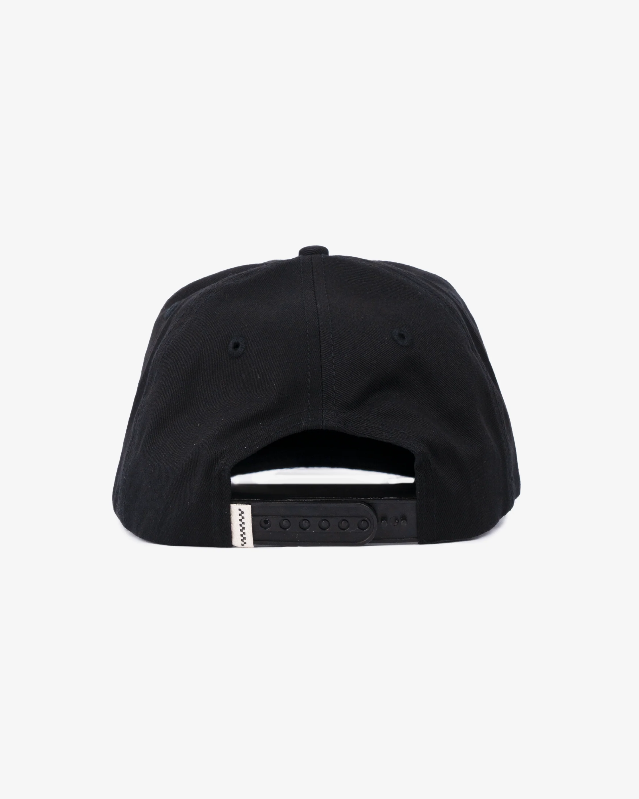 Art Letterman Cap - 5 Panel - Black/Distressed - Image 4