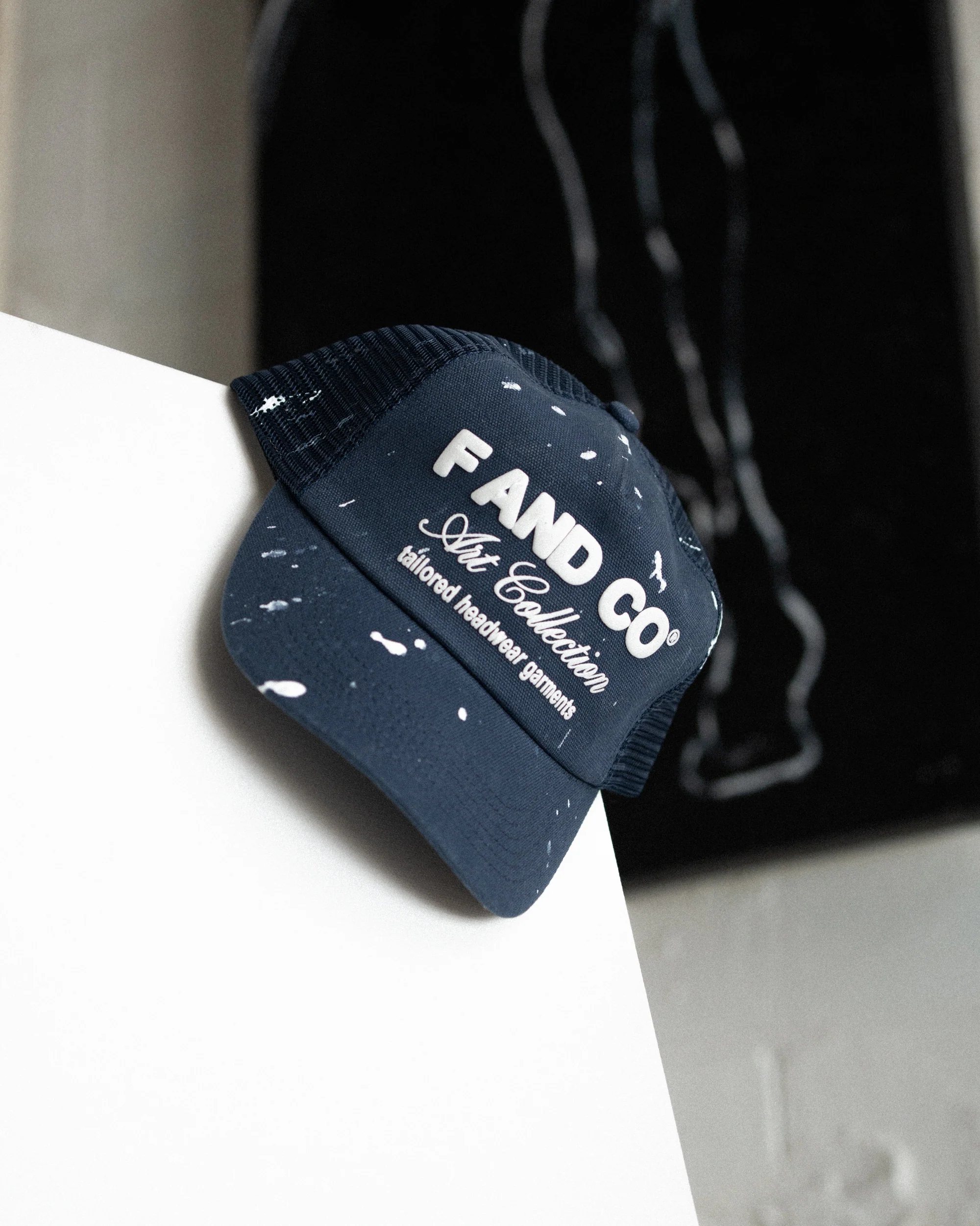Artist Cap - Ball Trucker - Navy - Image 8
