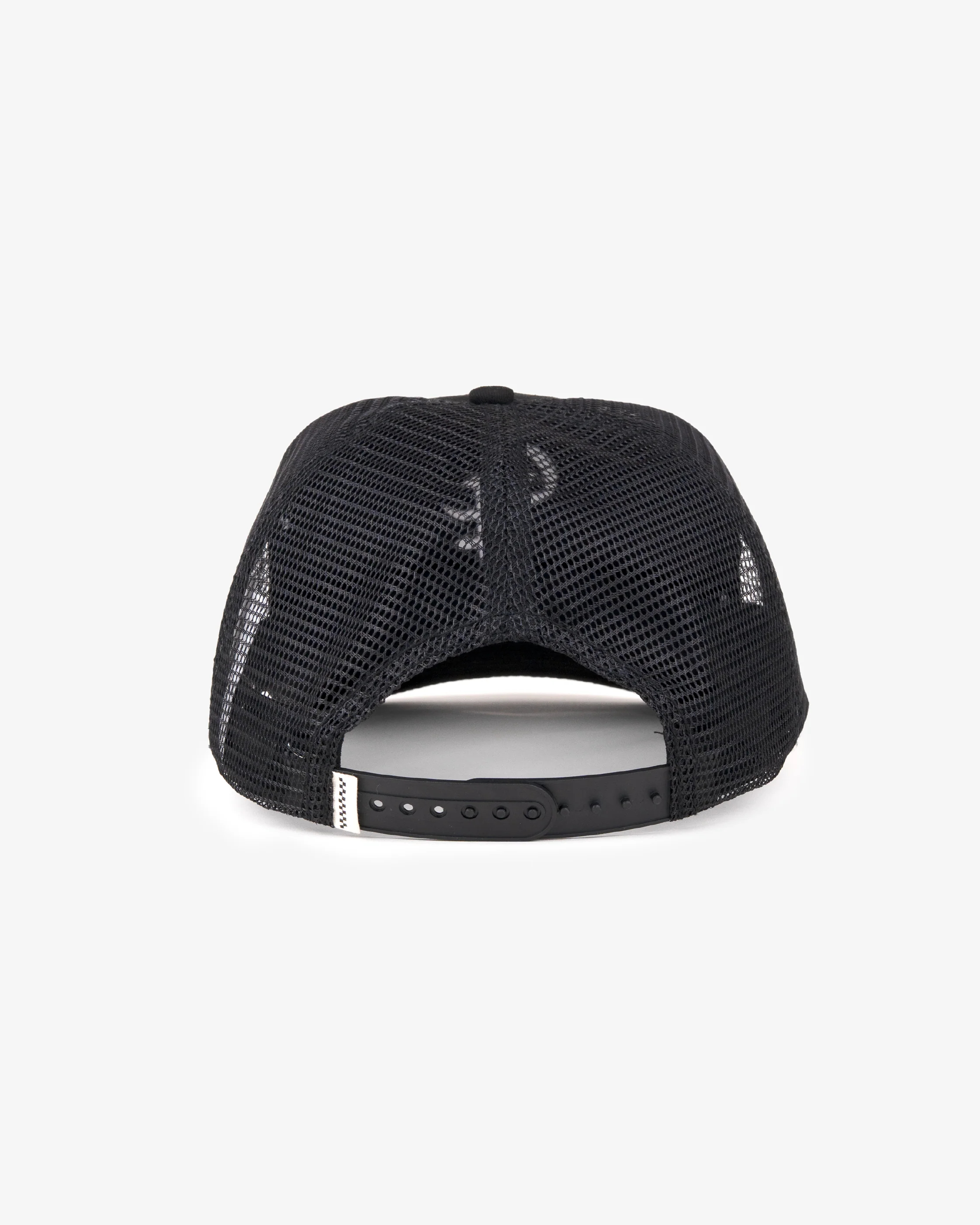 Glass Half Full Trucker Cap - 5 Panel - Black - Image 3