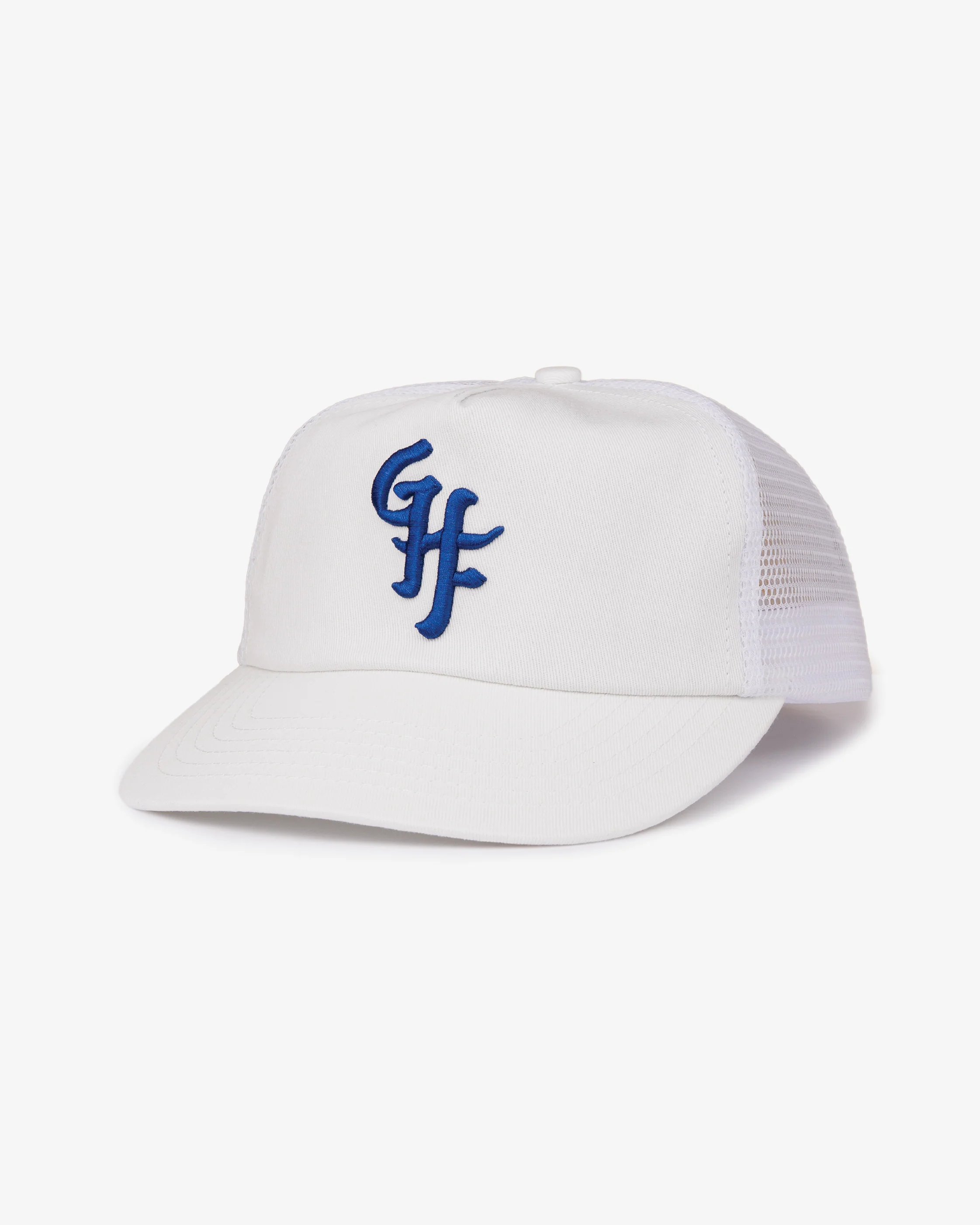 Glass Half Full Trucker Cap - 5 Panel - White - Image 2