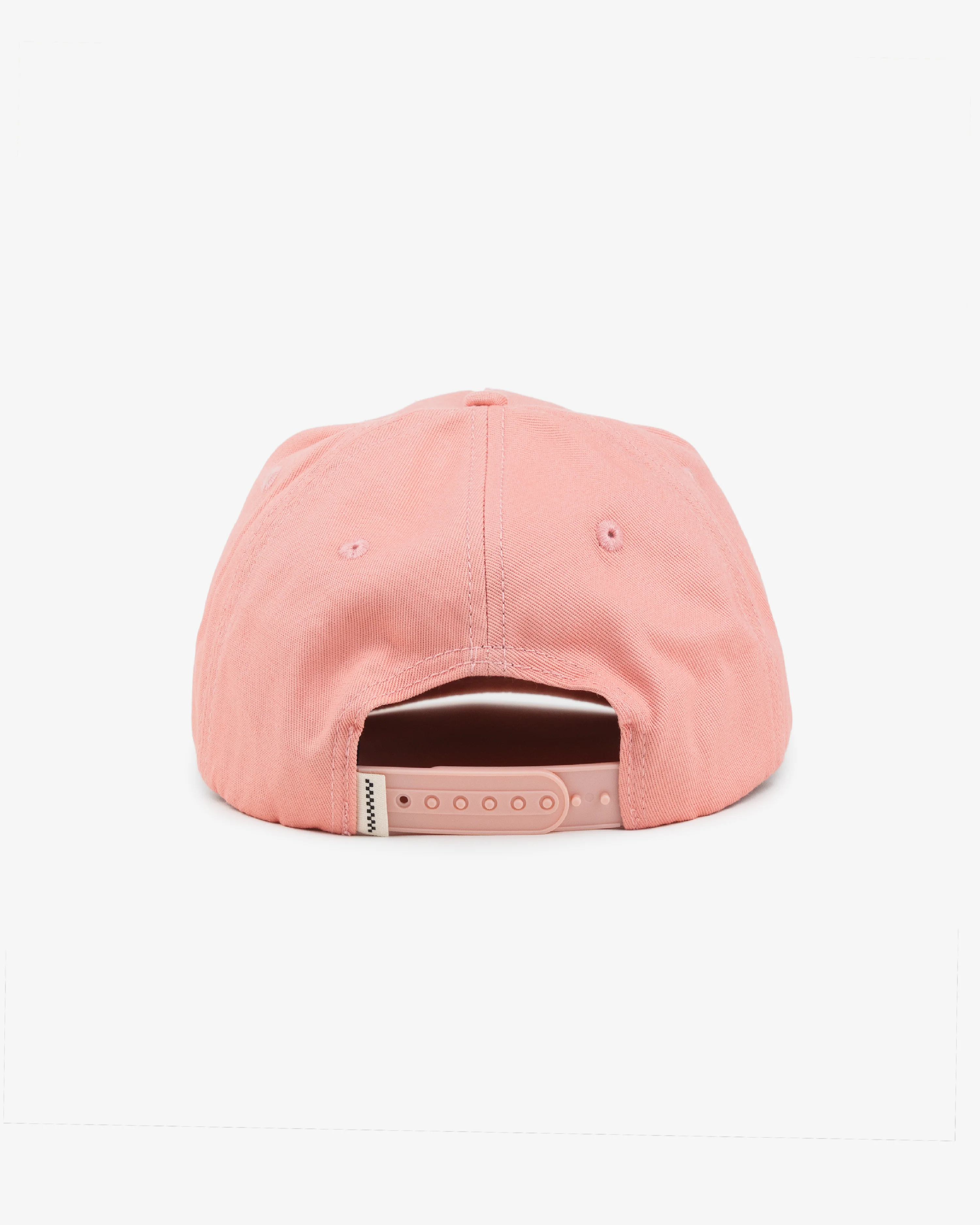 Heart Script Cap - 5 Panel - Salmon Pink - Image 3