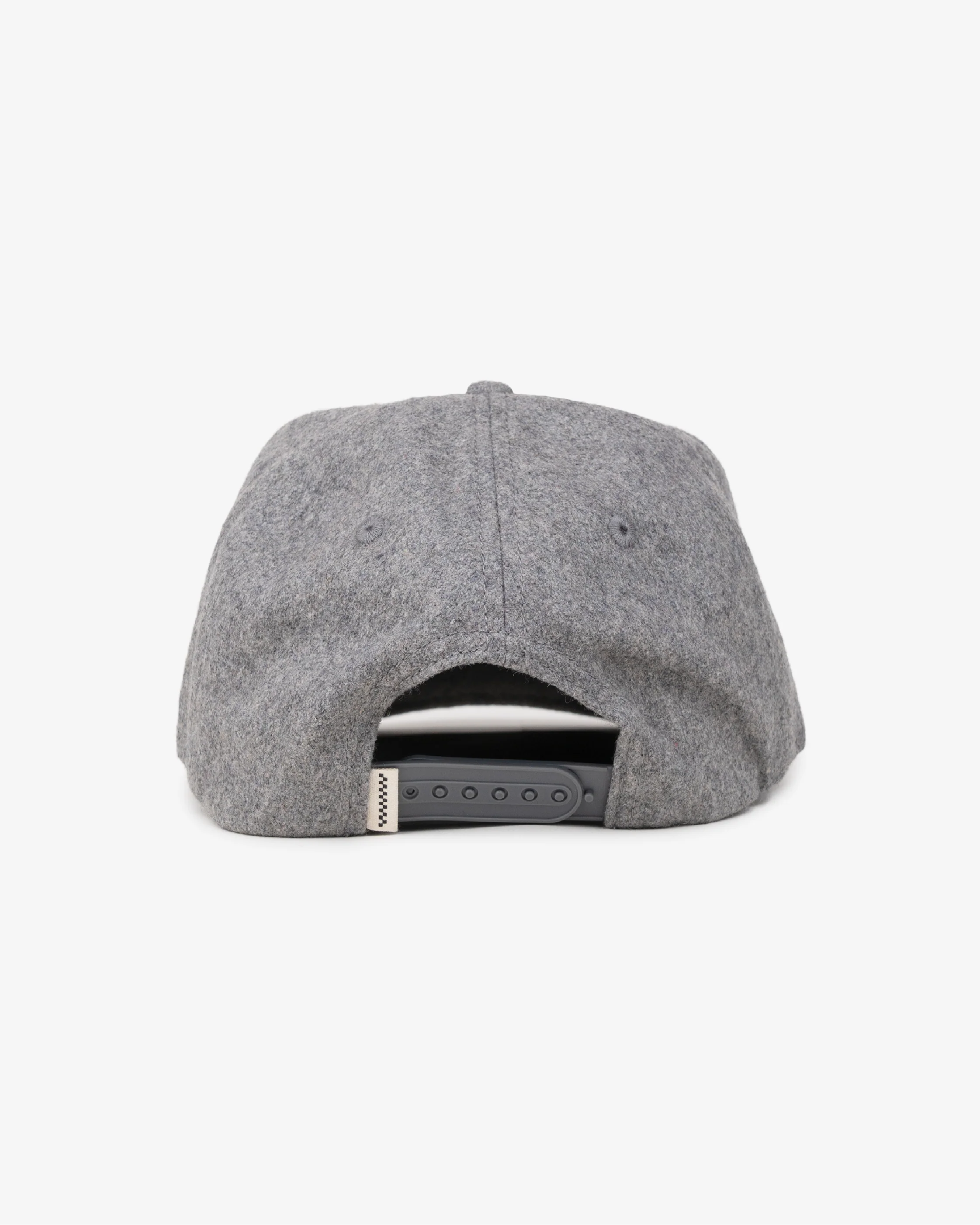 Monogram Ball Cap - Short Brim 6 Panel - Smoke Grey - Image 3