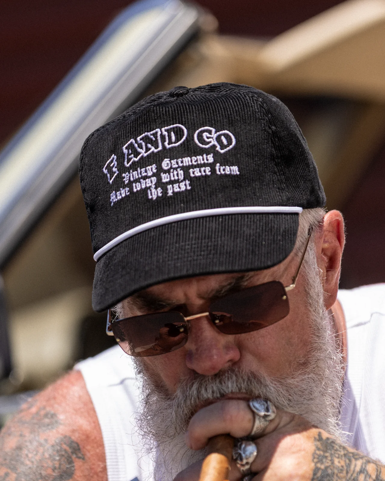 OE Heritage Cap - Ball Trucker - Black - Image 8