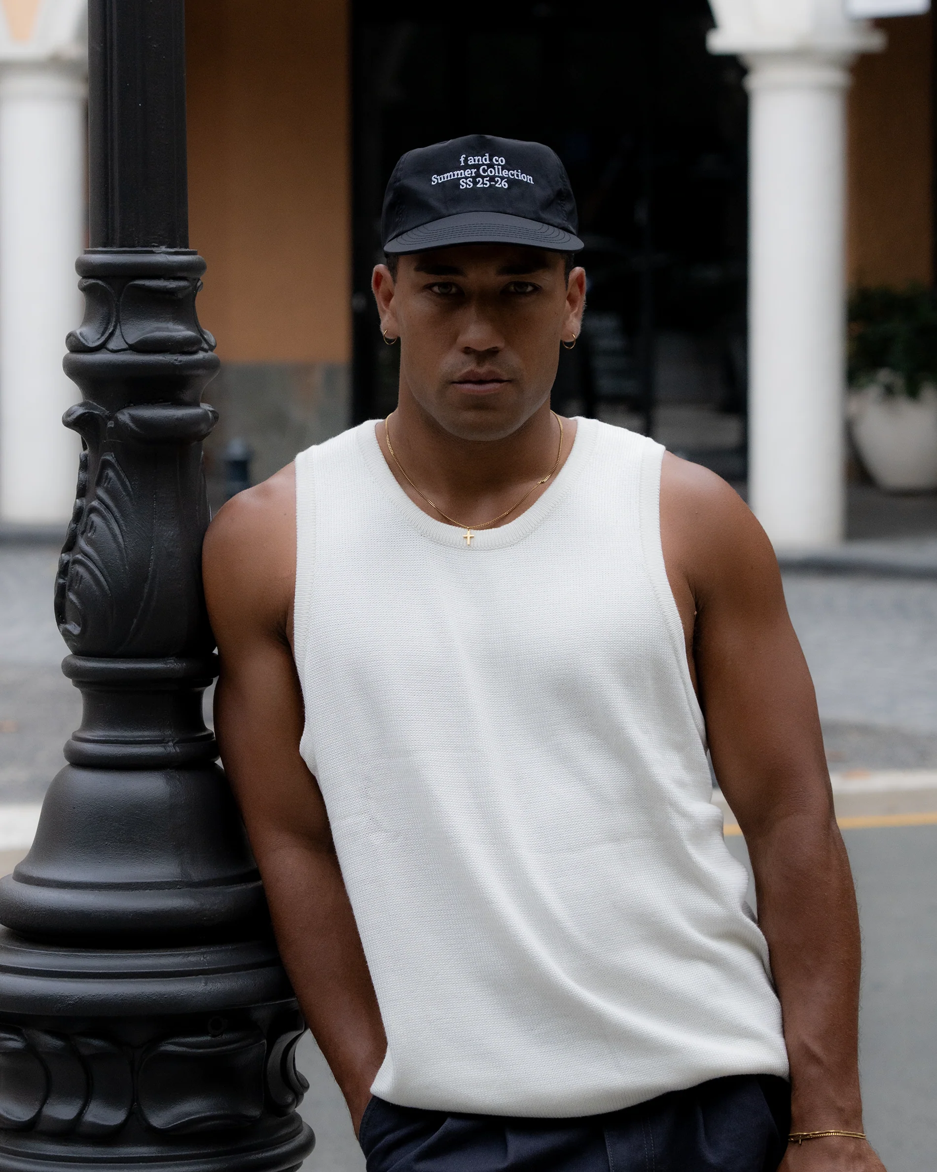 Summer Nylon Cap - 5 Panel - Black - Image 4