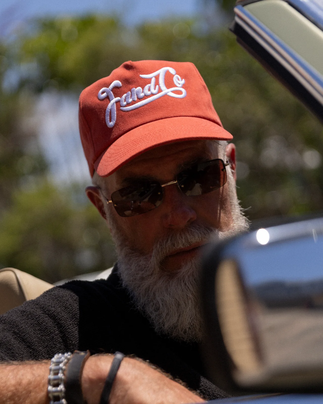 Vintage Script Cap - Ball Trucker - Washed Red - Image 4